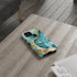 Aquamarine inspired Geode in Watercolor - Impact Resistant Phone Case